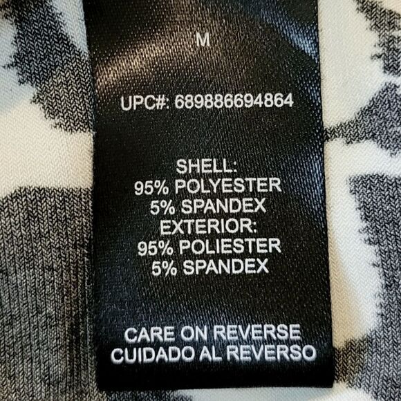 Jessica Howard Black White & Pink Baroque Print Boat Neck Shift Dress Size M - Picture 7 of 8